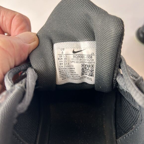 Nike Shox Enigma 9000 Women's Size 8 Running Shoes Black Yellow Athletic Sneaker - Picture 7 of 8